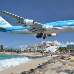 KLM-Plane-landing-in-St-Maarten