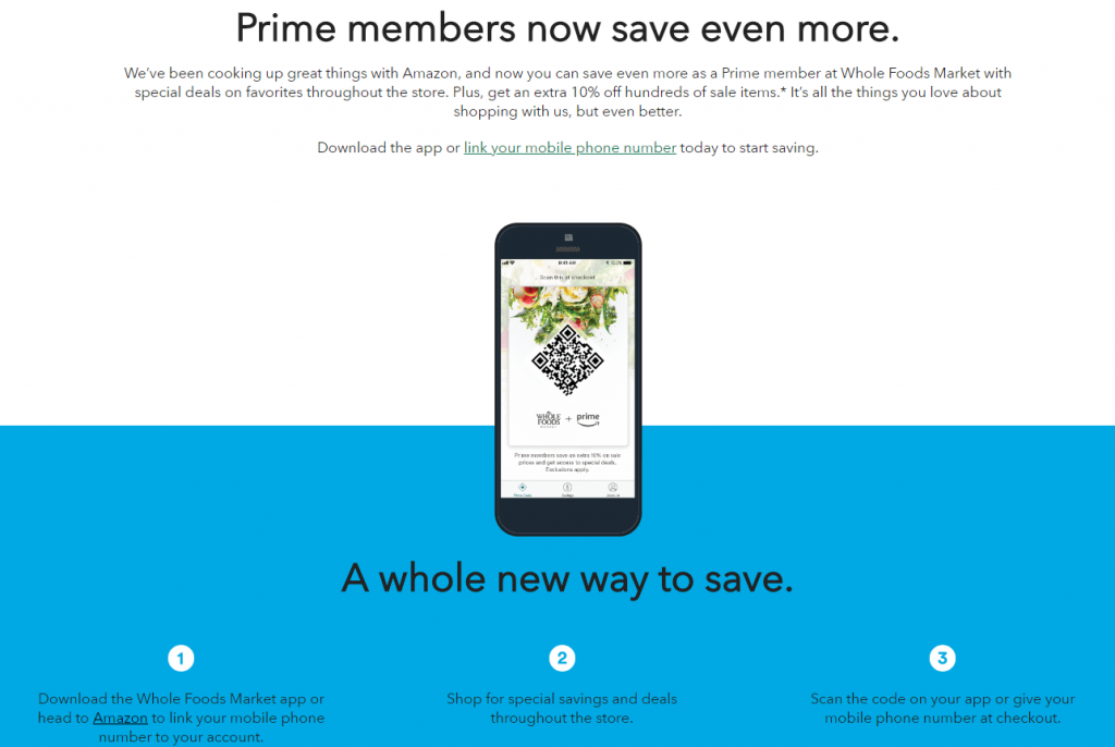 Amazon Prime会员在Whole Foods购买折扣商品享受额外10优惠 · 北美牧羊场