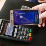 Samsung’s new Samsung Pay mobile wallet system is demonstrated at its Australian launch in Sydney