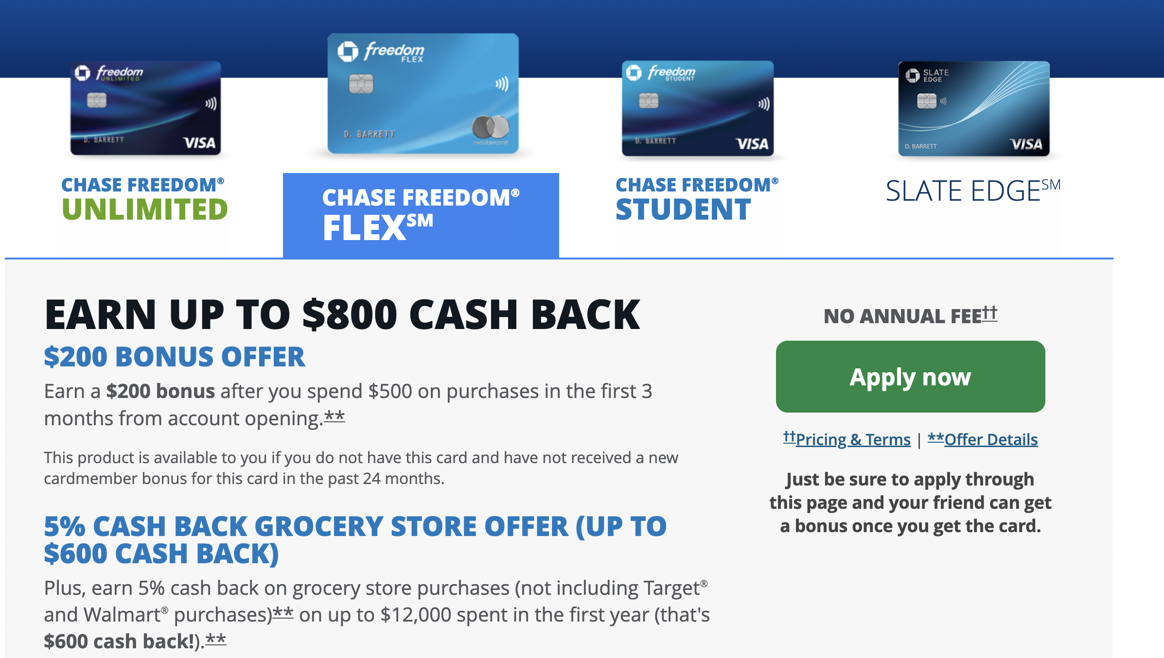 Chase freedom flex overview 