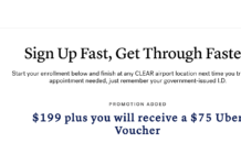 注册Clear会员有$75的Uber Voucher