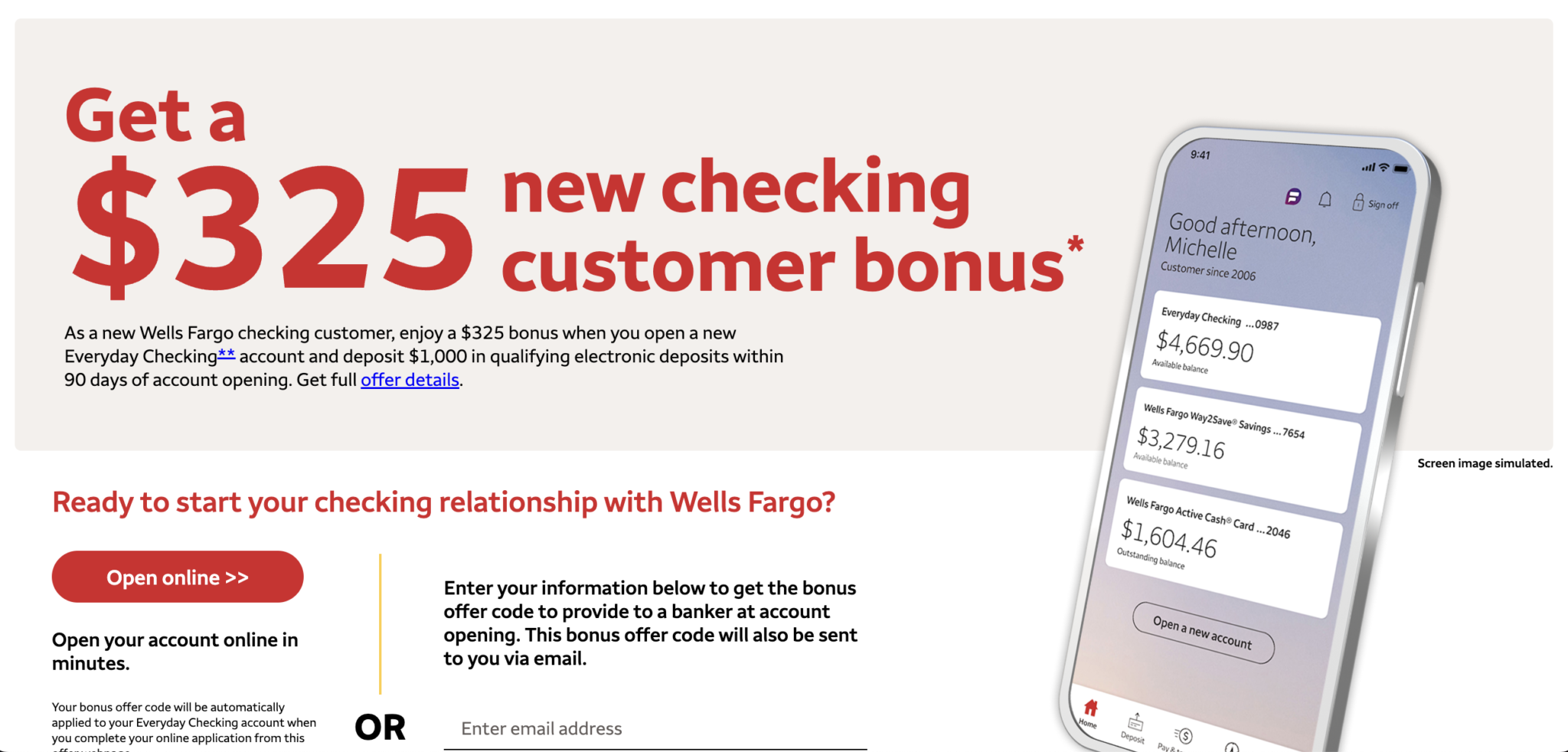 Wells Fargo Everyday Checking 介绍【2025.4 更新 $325 开户奖励】 | 北美牧羊场